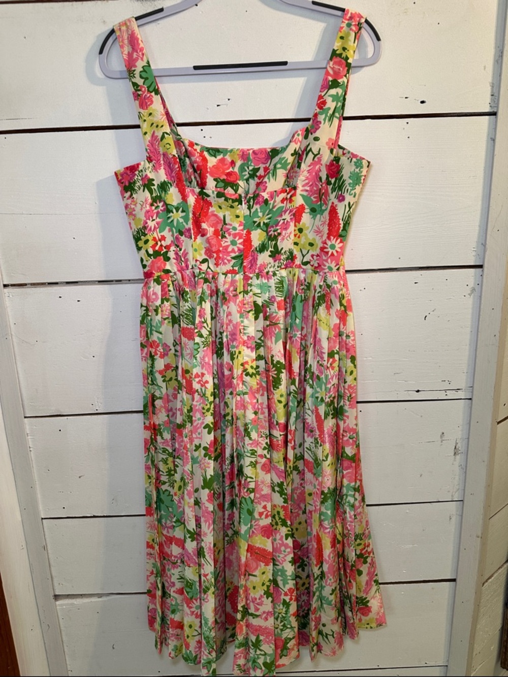 Tuckernuck Fiora Floral Pleat Dress - Picture 5 of 12